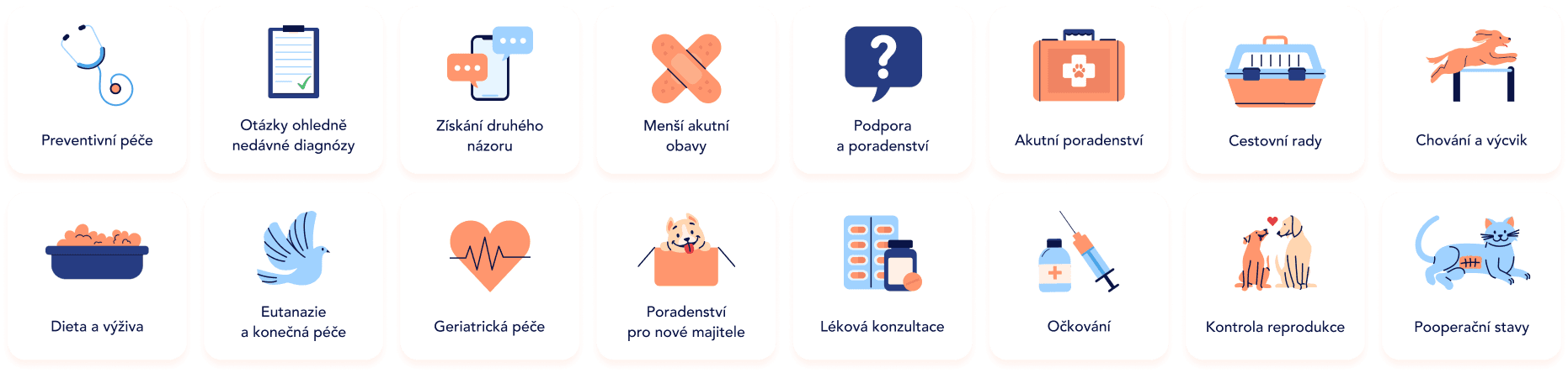 Naše specializace: preventivní péče, akutní poradenství, cestovní rady, dieta a výživa, očkování a další